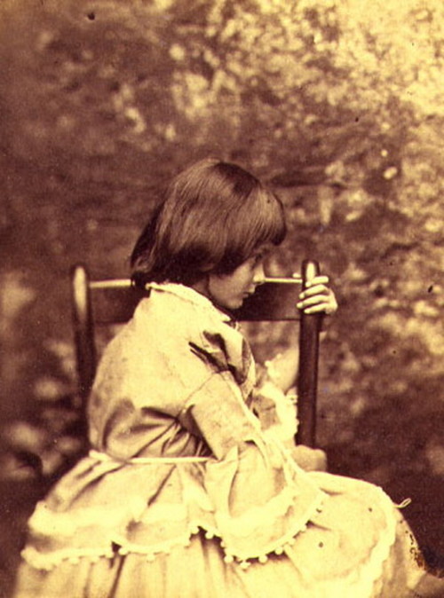 Alice Pleasance Liddel, 1858 (profile)