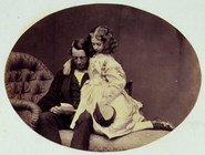 Rev. R. Gandell and Florence, 1862